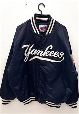 Vintage starter New York yankees blue bomber jacket XL RARE