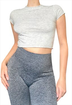 Grey Ombre High Waisted Leggings