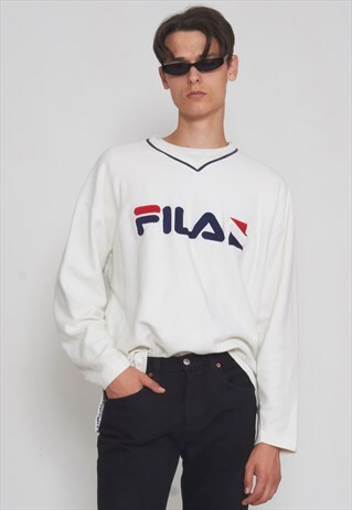 white fila jumper