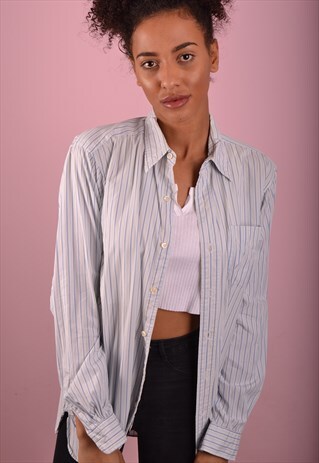 BLUE RALPH LAUREN STRIPED SHIRT GRL3485