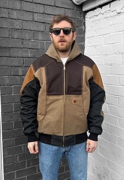 Vintage Reworked Carhartt one of a kind bomber jacket coat