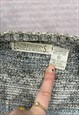 VINTAGE KNITTED CARDIGAN ABSTRACT PATTERNED KNIT SWEATER