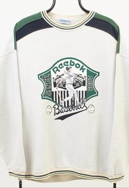 Vintage 90s Reebok Baseball pullover sweatshirt