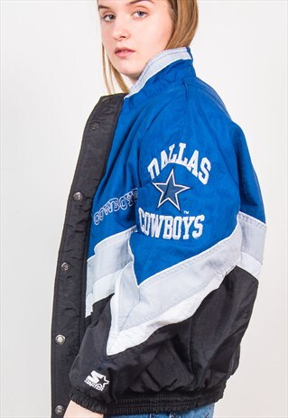 VINTAGE DALLAS COWBOYS NFL PADDED JACKET COAT