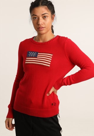 VINTAGE RALPH LAUREN KNITTED SWEATSHIRT