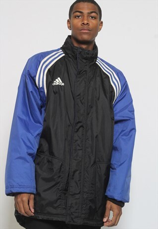 VINTAGE ADIDAS QUILTED LOGO JACKET