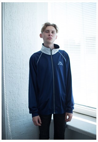 VINTAGE 90'S NAVY SPORT JACKET