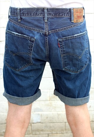1990'S VINTAGE LEVI'S DENIM SHORTS-SIZE 38