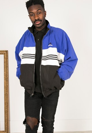 VINTAGE 80S USA ADIDAS SHELL SPORT JACKET / 0108