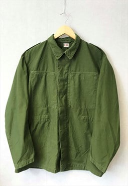 Vintage Army Green Chore Jacket