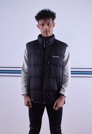 BLACK BERGHAUS DOWN GILET