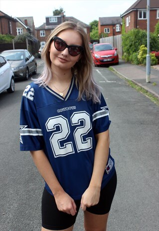 VINTAGE CHAMPION DALLAS COWBOYS NFL AMERICAN FOOTBALL JERSEY