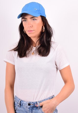 NIKE WOMENS VINTAGE CAP ONE SIZE BLUE 90'S