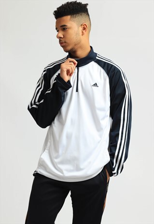 VINTAGE ADIDAS 1/4 ZIP SPORT SWEATSHIRT