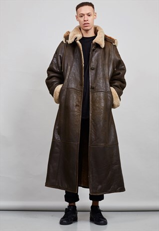 VINTAGE 70'S PREMIUM MAXI SHEEPSKIN COAT