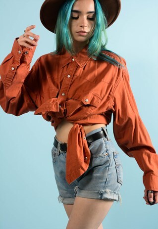 VINTAGE WESTERN DENIM SHIRT