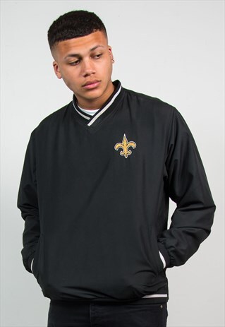 NFL NEW ORLEANS SAINTS WINDBREAKER SWEATSHIRT