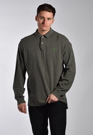 POLO RALPH LAUREN LONG SLEEVE POLO TOP
