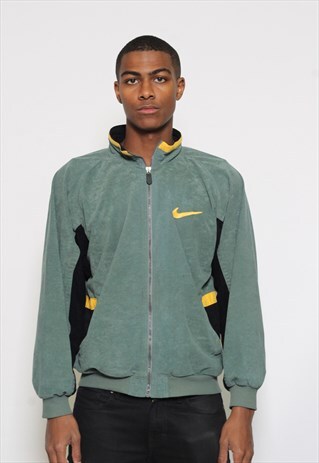 VINTAGE NIKE VELOUR TRACK JACKET