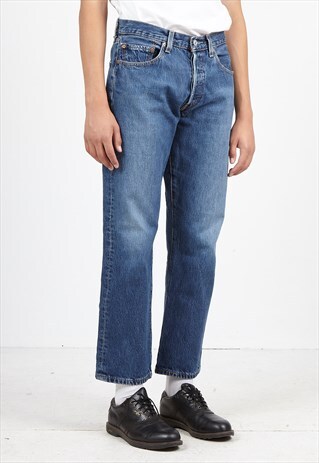 VINTAGE BLUE LEVI'S 501 FIT DENIM JEANS