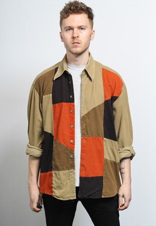 VINTAGE CORDUROY CORD SHIRT