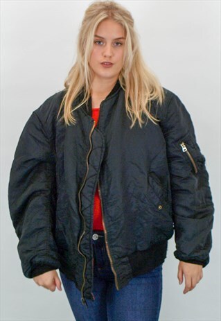 VINTAGE REVERSIBLE BOMBER JACKET