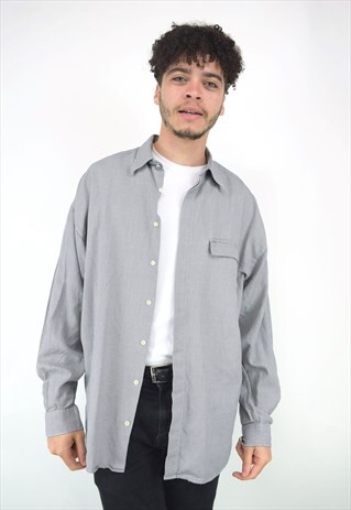 VINTAGE 90'S VERSUS GIANNI VERSACE BLACK & WHITE SHIRT