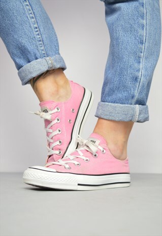 VINTAGE 90S CONVERSE PINK OX SHOES GRUNGE RETRO FESTIVAL