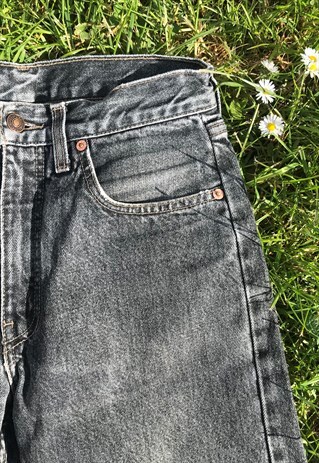 VINTAGE RARE 80S TAPERED LEG GREY LEVI JEANS