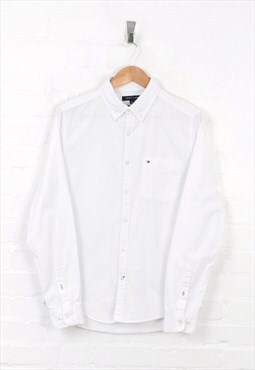 Vintage Tommy Hilfiger Shirt White Small
