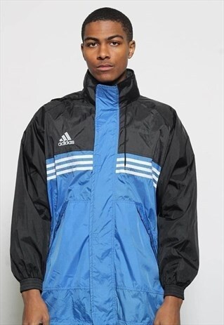 VINTAGE ADIDAS JACKET BLUE