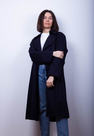 BA NAVY CABIN CREW TRENCH COAT