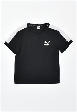 Vintage Puma T-Shirt Top Black
