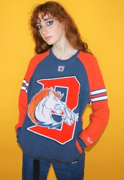Vintage Denver Broncos American NFL Jumper / Sweatshirt