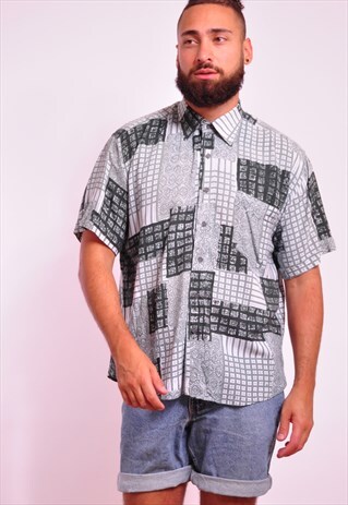 VINTAGE ABSTRACT FESTIVAL SHIRT