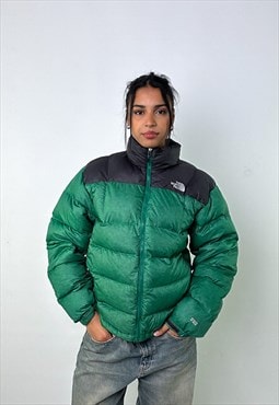 Green 90s The North Face 550 Series Puffer Jacket Coat