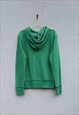 AMERICAN EAGLE OUTFITTERS GREEN ZIP UP HOODIE 