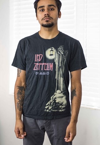 VINTAGE LED ZEPPELIN BAND T-SHIRT 90S M 5.2