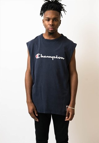 VINTAGE CHAMPION SPELLOUT VEST