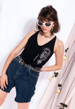 VINTAGE RALPH LAUREN JEANS 90S CUT OFF DENIM SHORTS