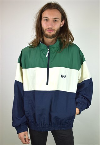 VINTAGE 90'S TOMMY HILFIGER 1/4 ZIP JACKET