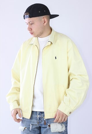 VINTAGE MENS RALPH LAUREN GOLF HARRINGTON JACKET