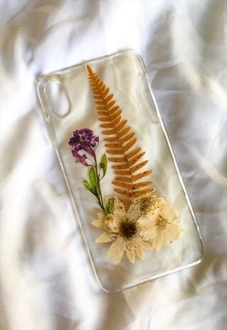 IPHONE XS MAX PRESSED FLOWER CASE/ PRESSED FLOWER COVER