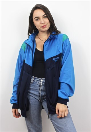 80'S VINTAGE MULTI-COLOURED TRACK JACKET