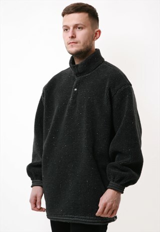 90S VINTAGE FLEECE 1/4 ZIP FLEECE JUMPER TOP 16679