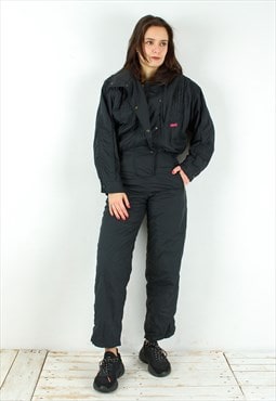 HEAD S Ski Suit EU 34 Jumpsuit Overalls Padded Coveralls 80s