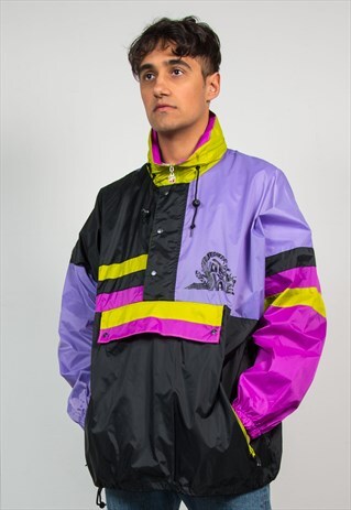 90'S JEANTEX WATERPROOF CAGOULE RAIN JACKET