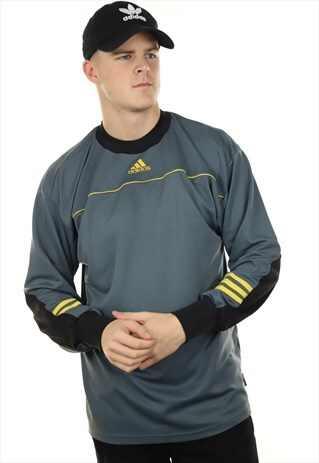 VINTAGE ADIDAS SPORTS TOP GREY
