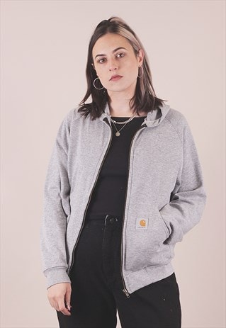 VINTAGE GREY CARHARTT ZIP HOODIE /A10057