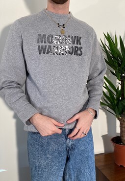 vintage grey under armour sweatshirt